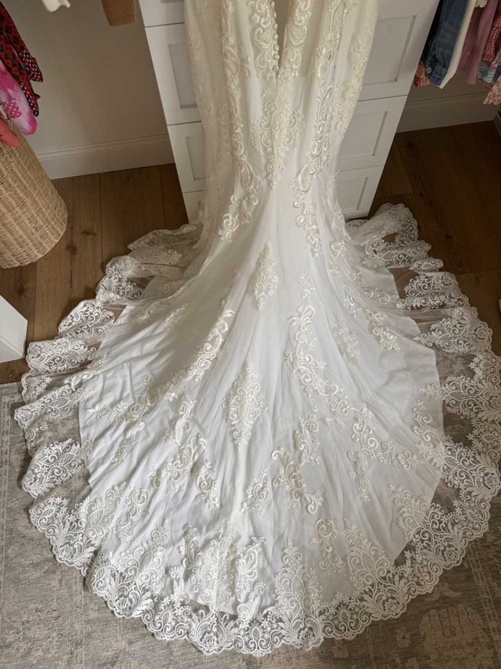 NWT Casablanca Zola 2324 Wedding Dress - Size 12, Ivory